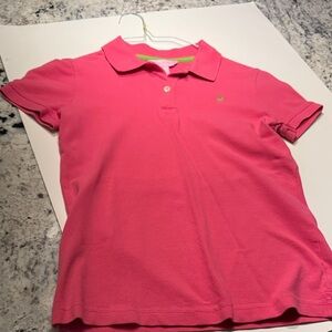 Lilly Pulitzer Vibrant Pink Polo Shirt